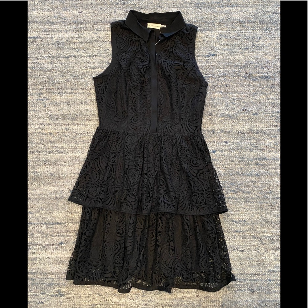 Anthropologie Tiered Lace Dress, M, Addison Story